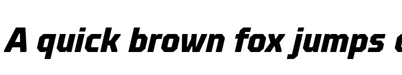 Preview of FONTSPRING DEMO - TT Octosquares Cond ExtraBold Italic font