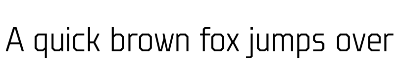 Preview of FONTSPRING DEMO - TT Octosquares Cond ExtraLight Regular font
