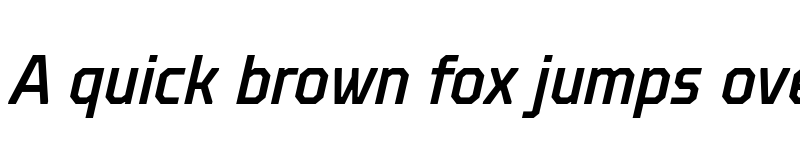 Preview of FONTSPRING DEMO - TT Octosquares Cond Medium Italic font