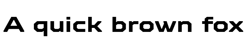 Preview of FONTSPRING DEMO - TT Octosquares Exp Bold font