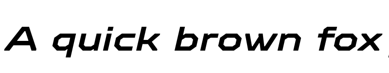 Preview of FONTSPRING DEMO - TT Octosquares Exp DemiBold Italic font