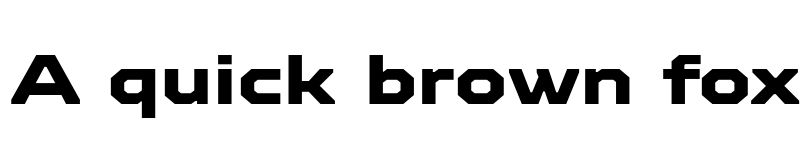 Preview of FONTSPRING DEMO - TT Octosquares Exp ExtraBold Regular font