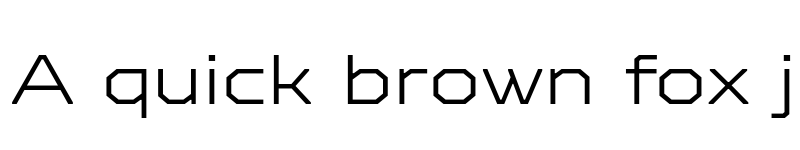 Preview of FONTSPRING DEMO - TT Octosquares Exp ExtraLight Regular font