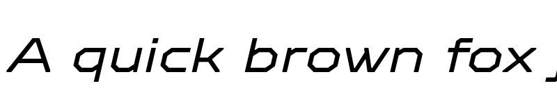 Preview of FONTSPRING DEMO - TT Octosquares Exp Italic font