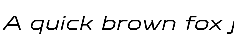 Preview of FONTSPRING DEMO - TT Octosquares Exp Light Italic font