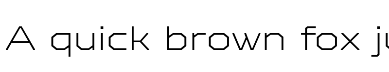 Preview of FONTSPRING DEMO - TT Octosquares Exp Thin Regular font