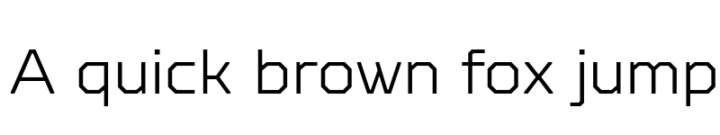 Preview of FONTSPRING DEMO - TT Octosquares ExtraLight Regular font