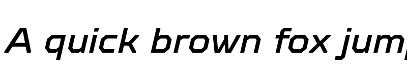 Preview of FONTSPRING DEMO - TT Octosquares Medium Italic font