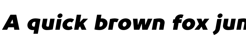 Preview of FONTSPRING DEMO - TT Prosto Sans Black Italic font