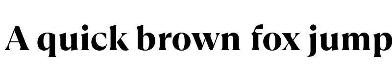 Preview of FONTSPRING DEMO - TT Ramillas ExtraBold Regular font