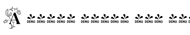 Preview of FONTSPRING DEMO - TT Ramillas Initials Bold font