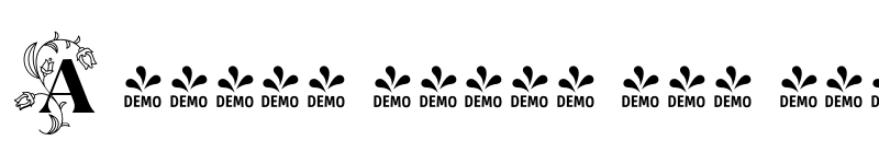 Preview of FONTSPRING DEMO - TT Ramillas Initials ExtraBold Regular font