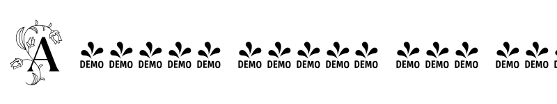 Preview of FONTSPRING DEMO - TT Ramillas Initials Medium Regular font