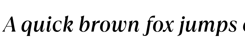 Preview of FONTSPRING DEMO - TT Ramillas Medium Italic font
