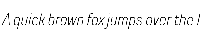 Preview of FONTSPRING DEMO - TT Rounds Neue Comp ExtraLight Italic font
