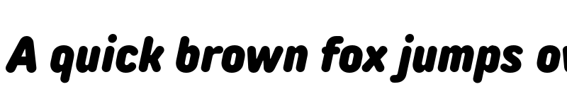 Preview of FONTSPRING DEMO - TT Rounds Neue Cond Black Italic font