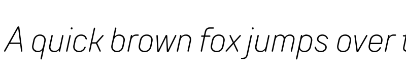Preview of FONTSPRING DEMO - TT Rounds Neue Cond ExtraLight Italic font