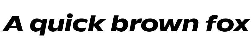 Preview of FONTSPRING DEMO - TT Runs ExtraBold Italic font