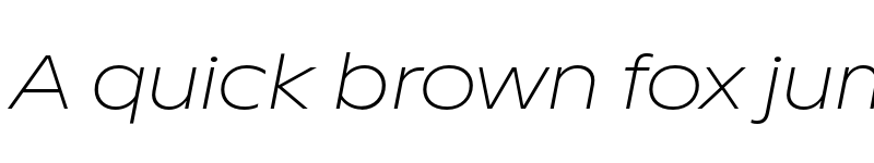 Preview of FONTSPRING DEMO - TT Runs Light Italic font