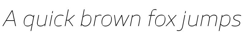 Preview of FONTSPRING DEMO - TT Severs Thin Italic font