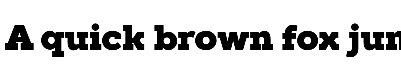 Preview of FONTSPRING DEMO - TT Slabs Black Regular font