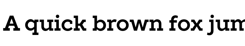 Preview of FONTSPRING DEMO - TT Slabs Bold font