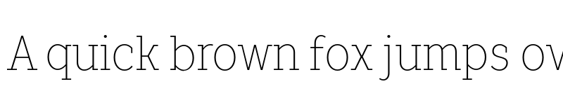 Preview of FONTSPRING DEMO - TT Slabs Condensed Thin Regular font
