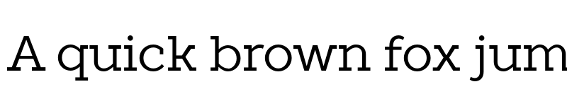 Preview of FONTSPRING DEMO - TT Slabs Regular font