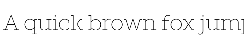 Preview of FONTSPRING DEMO - TT Slabs Thin Regular font