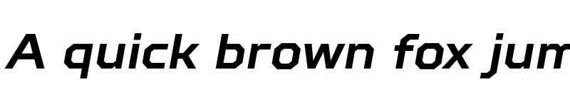 Preview of FONTSPRING DEMO - TT Squares Bold Italic font