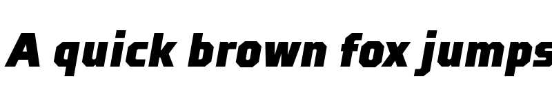 Preview of FONTSPRING DEMO - TT Squares Condensed Black Italic font