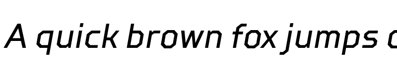 Preview of FONTSPRING DEMO - TT Squares Condensed Italic font