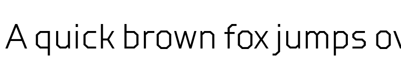 Preview of FONTSPRING DEMO - TT Squares Condensed Thin Bold font