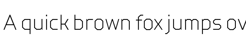 Preview of FONTSPRING DEMO - TT Squares Condensed Thin Regular font