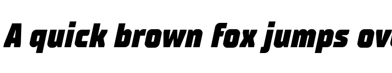 Preview of FONTSPRING DEMO - TT Supermolot Neue Cond Black Italic font