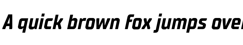 Preview of FONTSPRING DEMO - TT Supermolot Neue Cond Bold Italic font