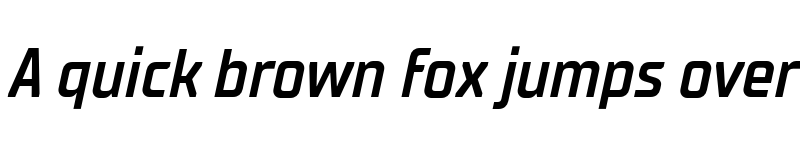 Preview of FONTSPRING DEMO - TT Supermolot Neue Cond DemiBd Italic font