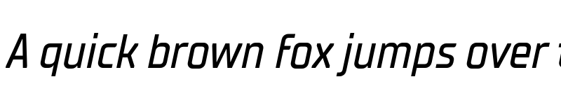Preview of FONTSPRING DEMO - TT Supermolot Neue Cond Medium Italic font