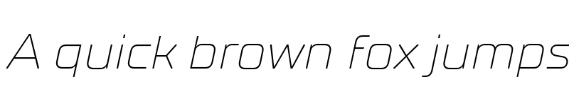 Preview of FONTSPRING DEMO - TT Supermolot Neue Exp ExLight Italic font