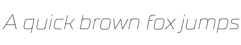 Preview of FONTSPRING DEMO - TT Supermolot Neue Exp Thin Italic font