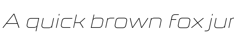 Preview of FONTSPRING DEMO - TT Supermolot Neue Ext ExLight Italic font