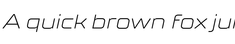 Preview of FONTSPRING DEMO - TT Supermolot Neue Ext Light Italic font