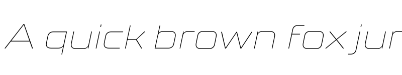 Preview of FONTSPRING DEMO - TT Supermolot Neue Ext Thin Italic font