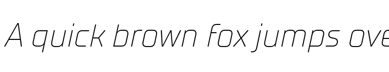 Preview of FONTSPRING DEMO - TT Supermolot Neue ExtraLight Italic font