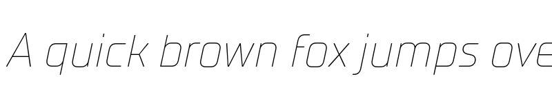 Preview of FONTSPRING DEMO - TT Supermolot Neue Thin Italic font