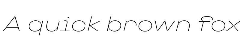 Preview of FONTSPRING DEMO - TT Travels Next ExtraLight Italic font