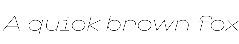 Preview of FONTSPRING DEMO - TT Travels Next Thin Italic font