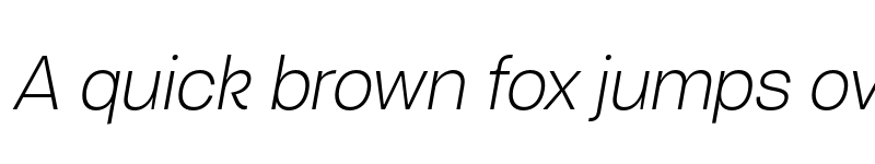 Preview of FONTSPRING DEMO - Turnkey Extra Light Italic Regular font