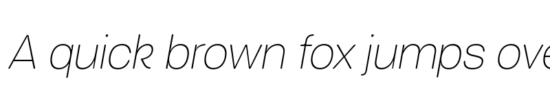 Preview of FONTSPRING DEMO - Turnkey Soft Thin Italic Regular font