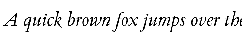 Preview of FONTSPRING DEMO - TWT Pavane Italic font